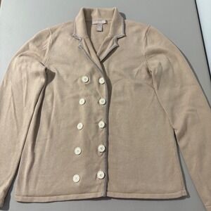 Banana Republic Women's Knit‎ Cardigan Med Button Down Almond Cashmere
Cotton